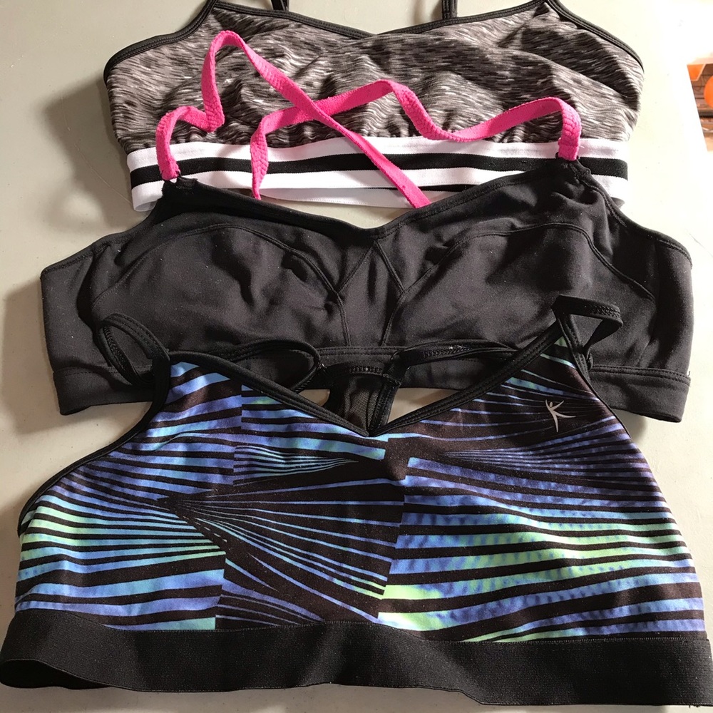 Bundle of 3 Women’s Sports Bras S/M Fit